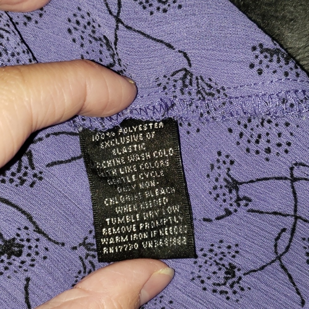 Mossimo Purple Blouse - Picture 6 of 6